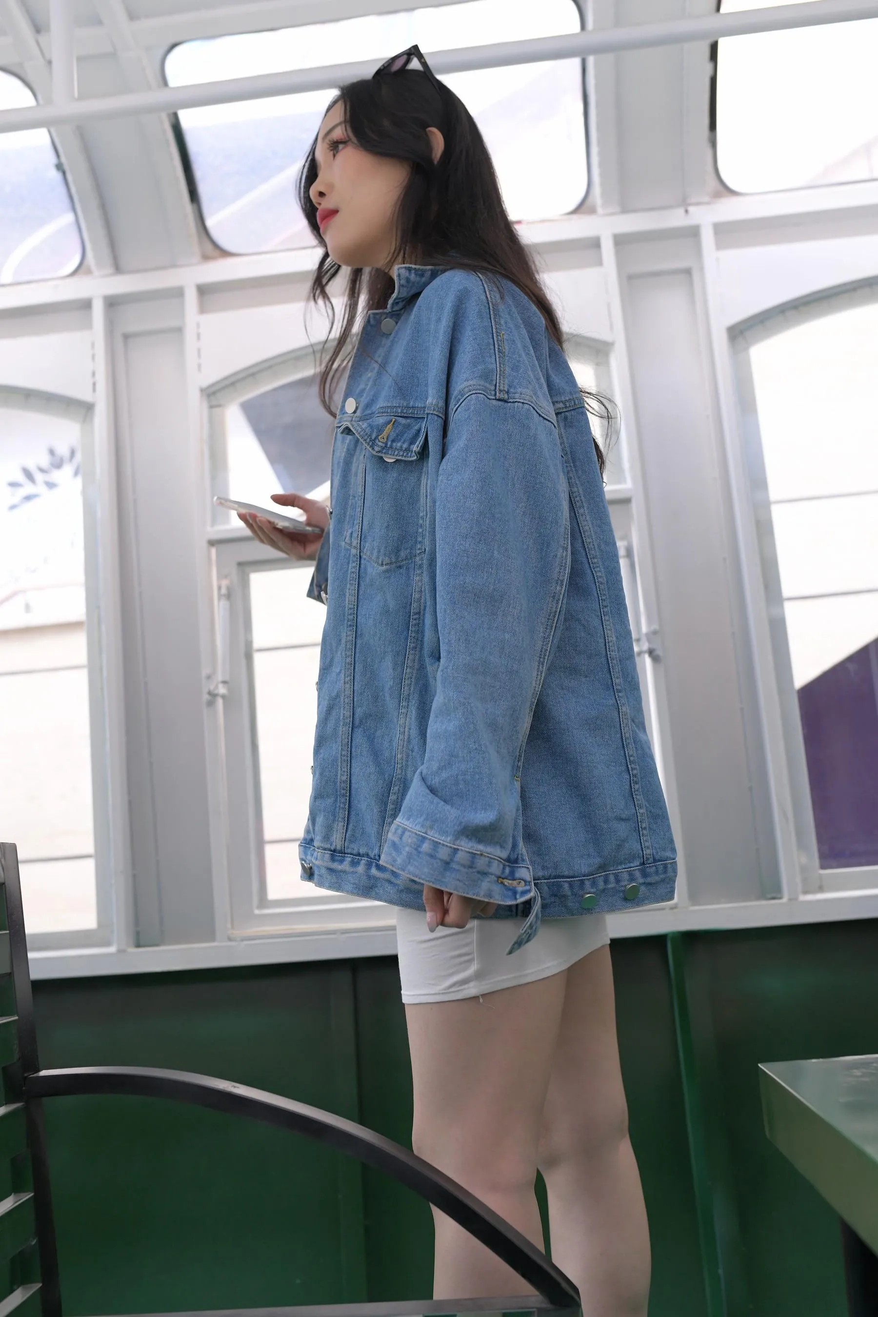 [魔镜街拍] NO.014 超性感白色包臀裙美女 [490P]插图6